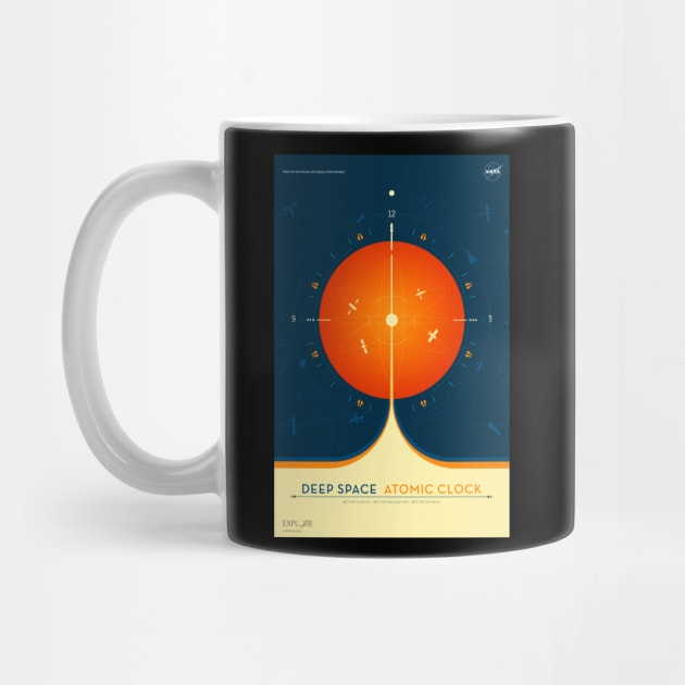 NASA Atomic Clock Mission Orange by RockettGraph1cs